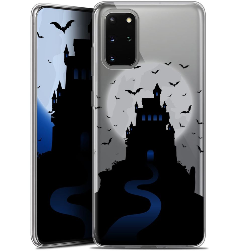 Caseink - Coque Pour Samsung S20+ (6.7 ) [Gel HD Collection Halloween Design Castle Nightmare - Souple - Ultra Fin - Imprimé en France] - Coque, étui smartphone