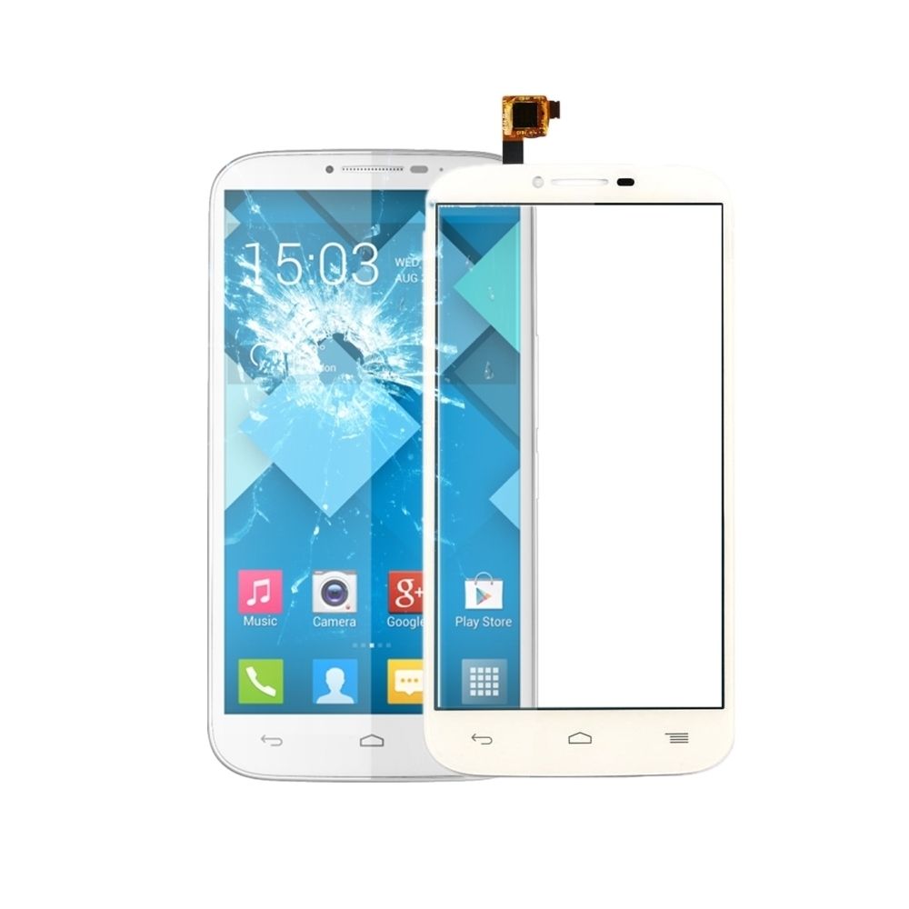 Wewoo - Pour Alcatel One Touch Pop blanc C9 / 7047 pièce détachée remplacement d'écran tactile - Autres accessoires smartphone