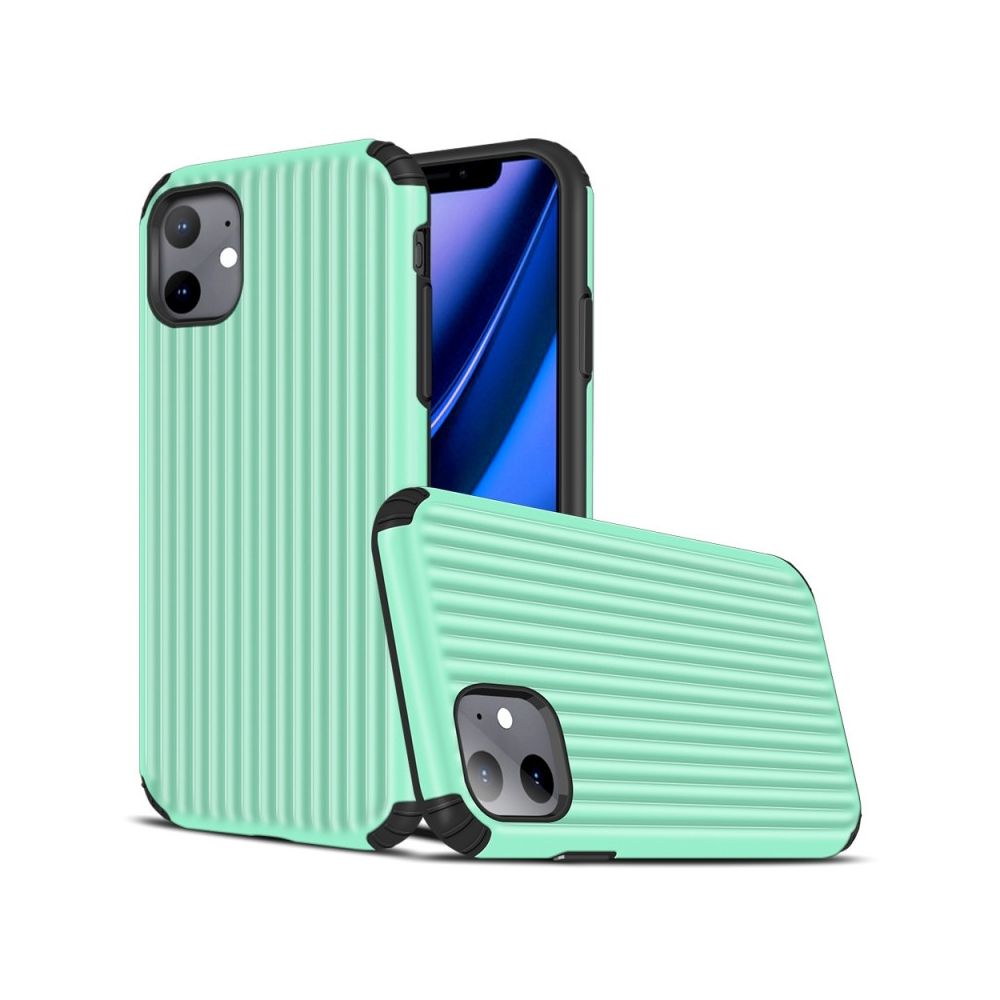 Wewoo - Coque Pour iPhone XR Ultra Slim Double Sides Adsorption magnétique Cadre angulaire Aimant en verre trempé Flip Case Bleu - Coque, étui smartphone