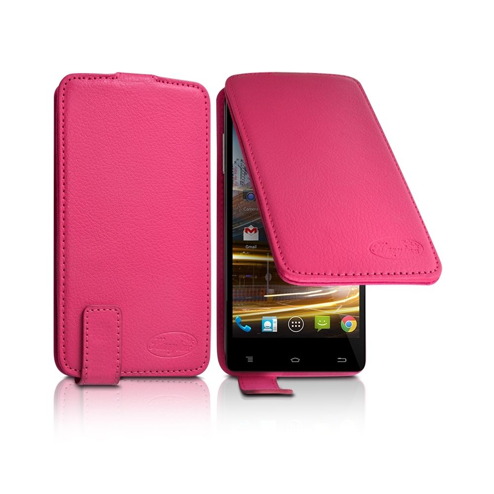 Karylax - Housse Etui Clapet Couleur rose fushia Universel M pour Archos 50c Oxygen - Autres accessoires smartphone