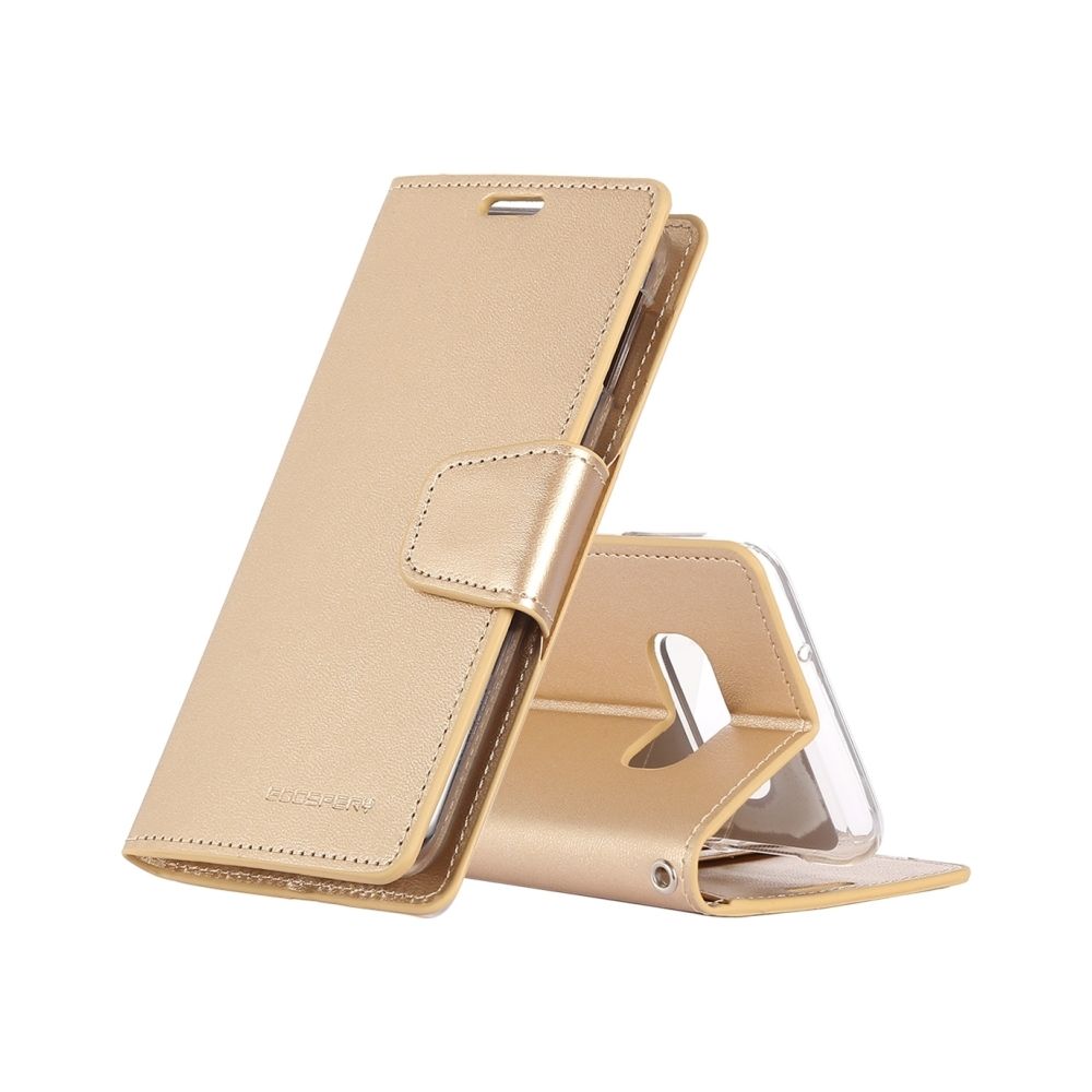 Wewoo - Housse Coque SONATA DIARY Etui à rabat horizontal en cuir pour Galaxy S10 Lite, avec support et emplacements pour cartes porte-monnaie (Or) - Coque, étui smartphone