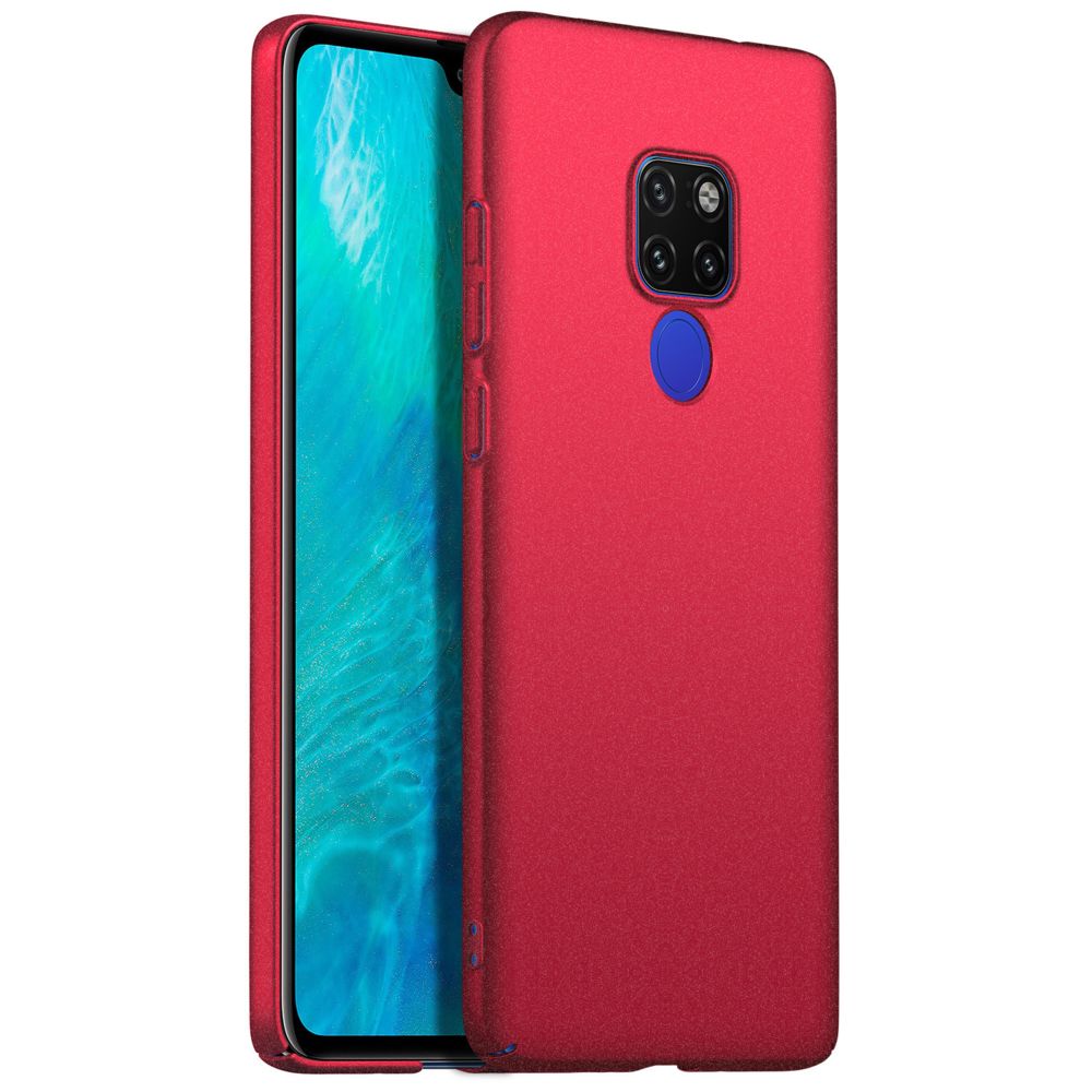 marque generique - Coque Etui antichoque dur pour Huawei Mate 20 Rouge - Coque, étui smartphone