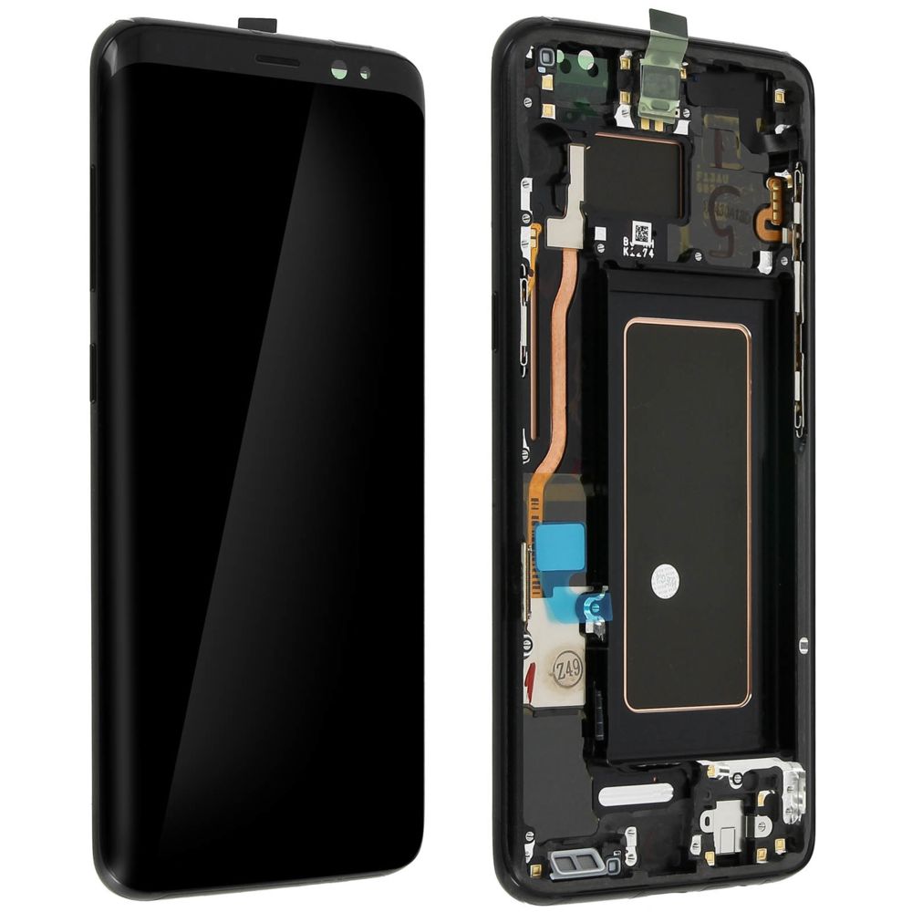 Samsung - Ecran LCD Galaxy S8 Vitre Tactile Bloc écran complet Original Samsung Noir - Autres accessoires smartphone