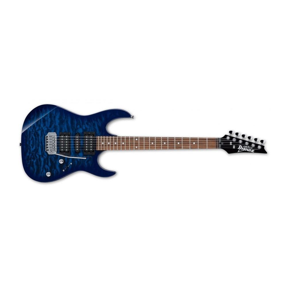 Ibanez - Ibanez GRX70QA-TBB - Transparent Blue burst - Guitare électrique - Guitares électriques