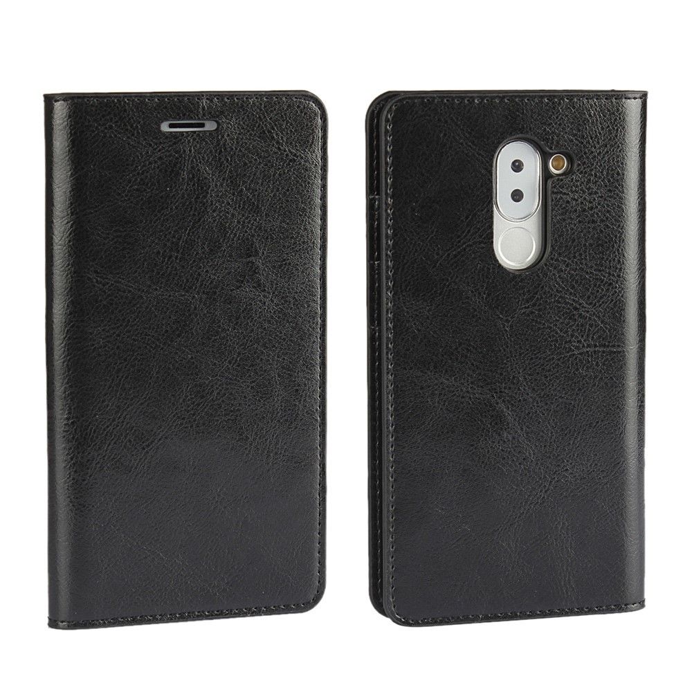marque generique - Etui en cuir véritable pour Huawei Honor 6x (2016) - Autres accessoires smartphone