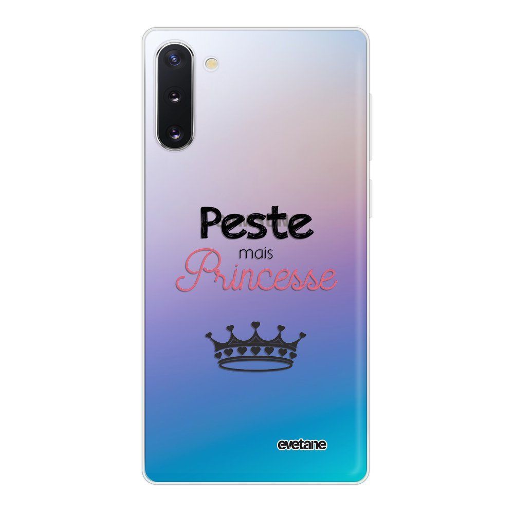 Evetane - Coque Samsung Galaxy Note 10 360 intégrale transparente Peste mais Princesse Ecriture Tendance Design Evetane. - Coque, étui smartphone