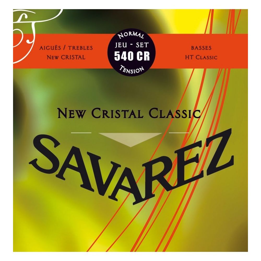 Savarez - Savarez 540CR Cristal Classic Rouge Tirant normal - Jeu de cordes guitare classique - Accessoires instruments à cordes