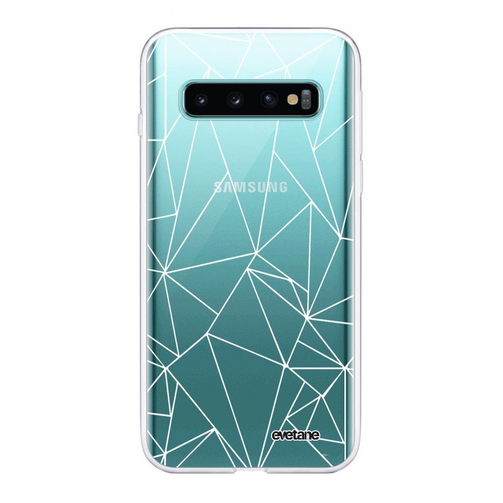 Evetane - Coque Samsung Galaxy S10 Plus souple transparente Outline Motif Ecriture Tendance Evetane. - Coque, étui smartphone