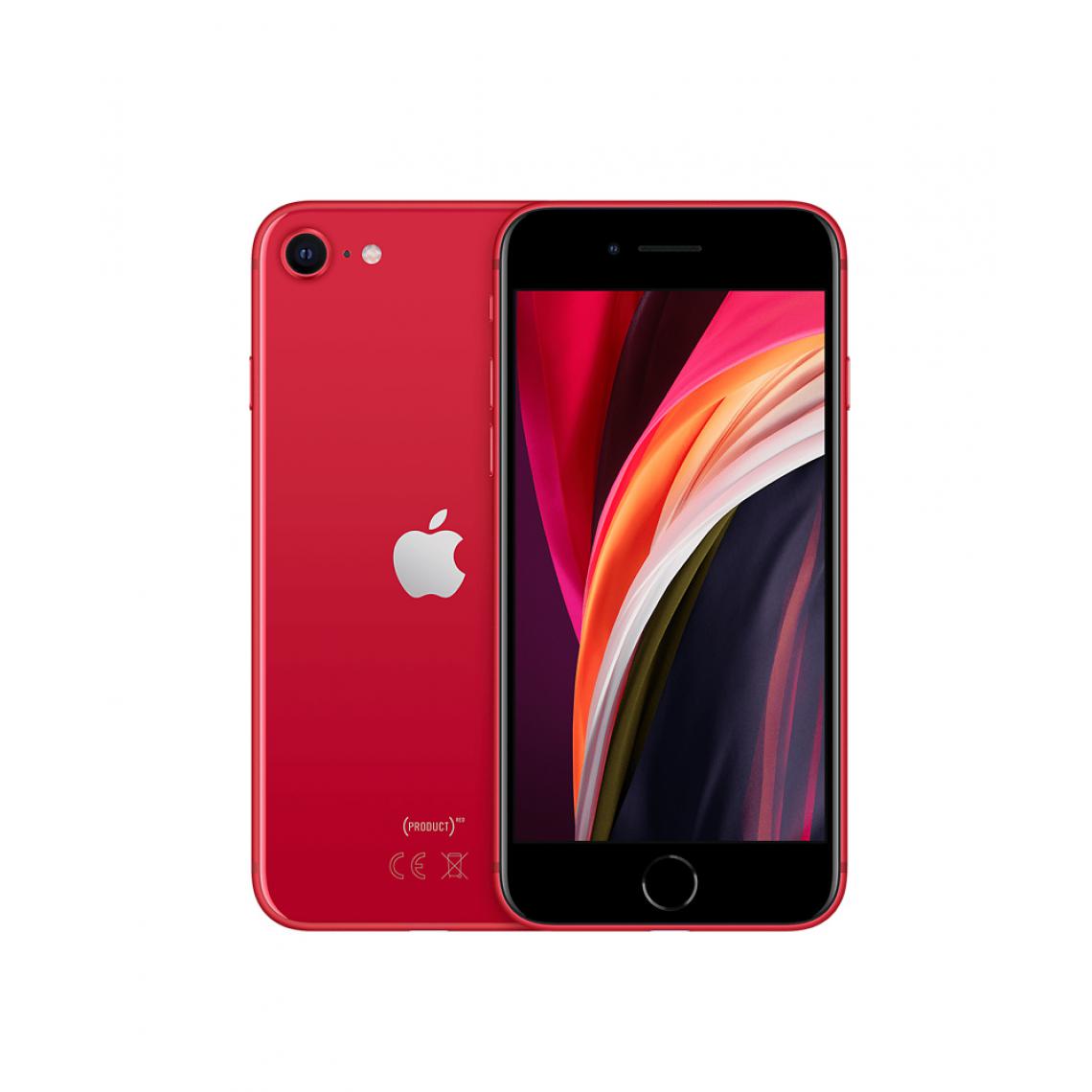 Apple - iPhone SE (2020) 64GB, Color Rojo, Batería 1821mAh - iPhone