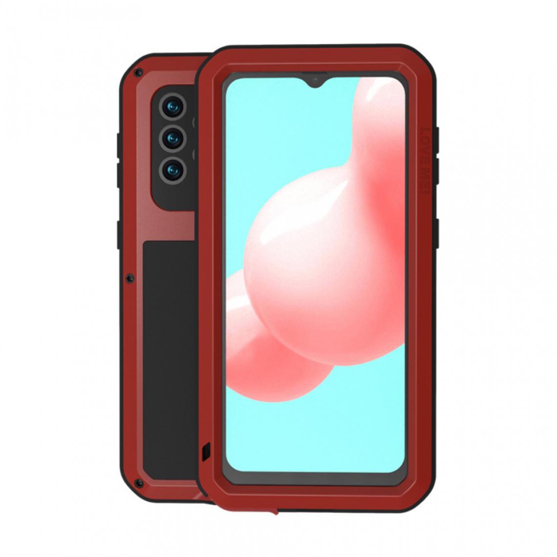 Other - Coque en silicone + métal Antichoc Antichute Antipoussière Puissant rouge pour votre Samsung Galaxy A32 5G - Coque, étui smartphone