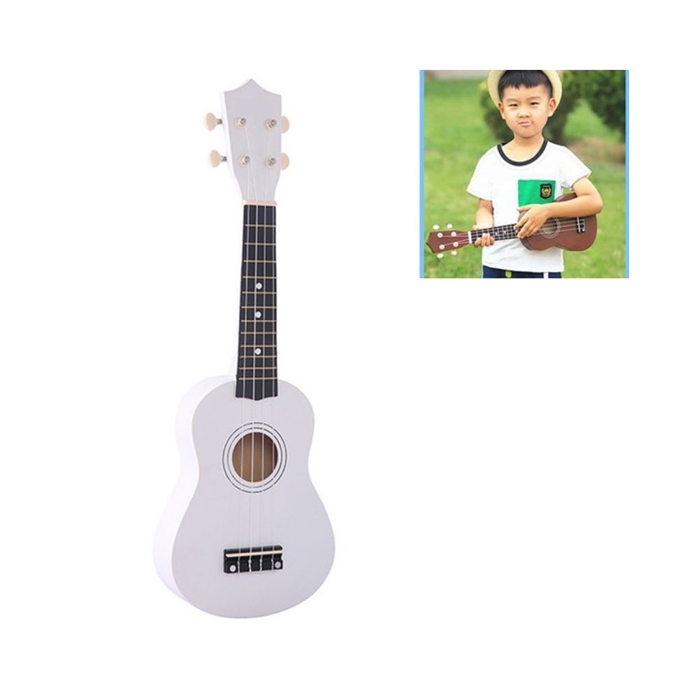 Wewoo - Blanc Ukulélé enfants musical instrument d'illumination - Accessoires instruments à cordes