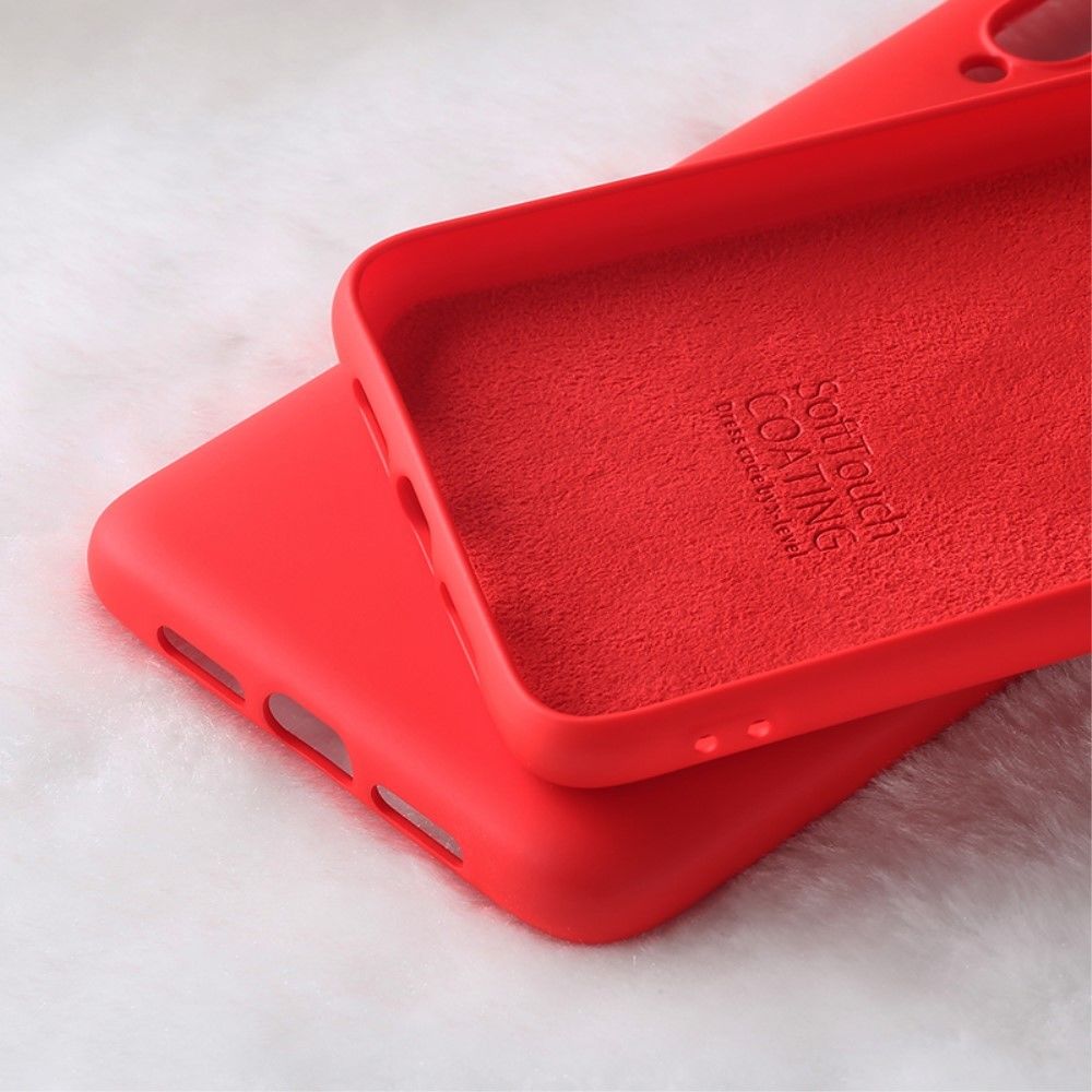marque generique - Coque en silicone liquide anti-chutte rouge pour votre Xiaomi Mi CC9/CC9 Meitu Edition - Coque, étui smartphone