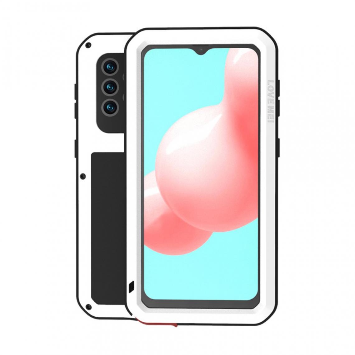 Other - Coque en silicone + métal Antichoc Antichute Antipoussière Puissant blanc pour votre Samsung Galaxy A32 5G - Coque, étui smartphone