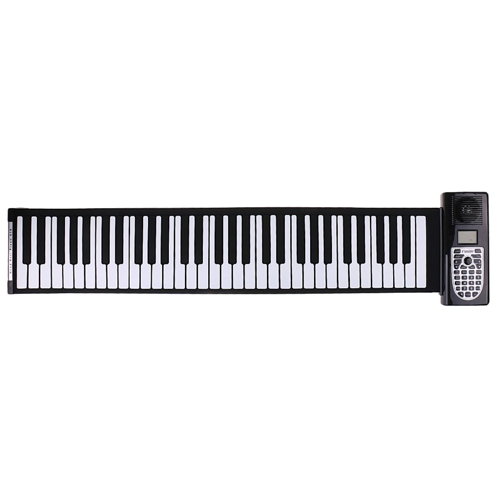 marque generique - 61 touches piano électronique clavier silicium bande portable ton roll up piano - Claviers maîtres