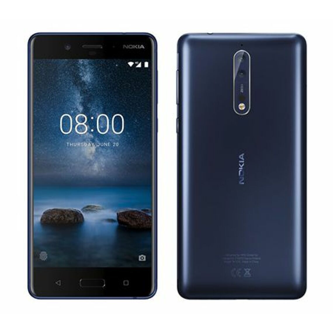 Nokia - Nokia 8.1 Dual-Sim 64Go argent - Smartphone Android