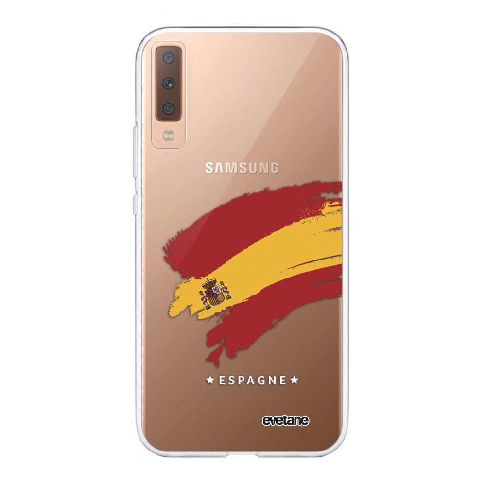 Evetane - Coque Samsung Galaxy A7 2018 360 intégrale transparente Espagne Ecriture Tendance Design Evetane. - Coque, étui smartphone
