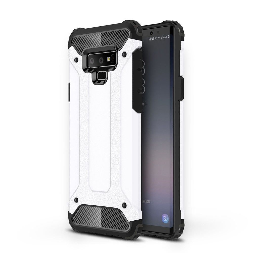 marque generique - Coque en TPU hybride de garde d'armure blanc pour votre Samsung Galaxy Note 9 - Autres accessoires smartphone