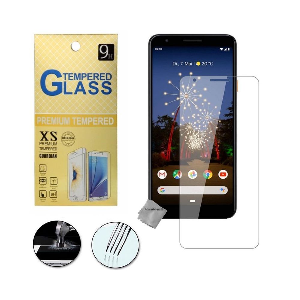 Htdmobiles - Film de protection vitre verre trempe transparent pour Google Pixel 3a - Protection écran smartphone