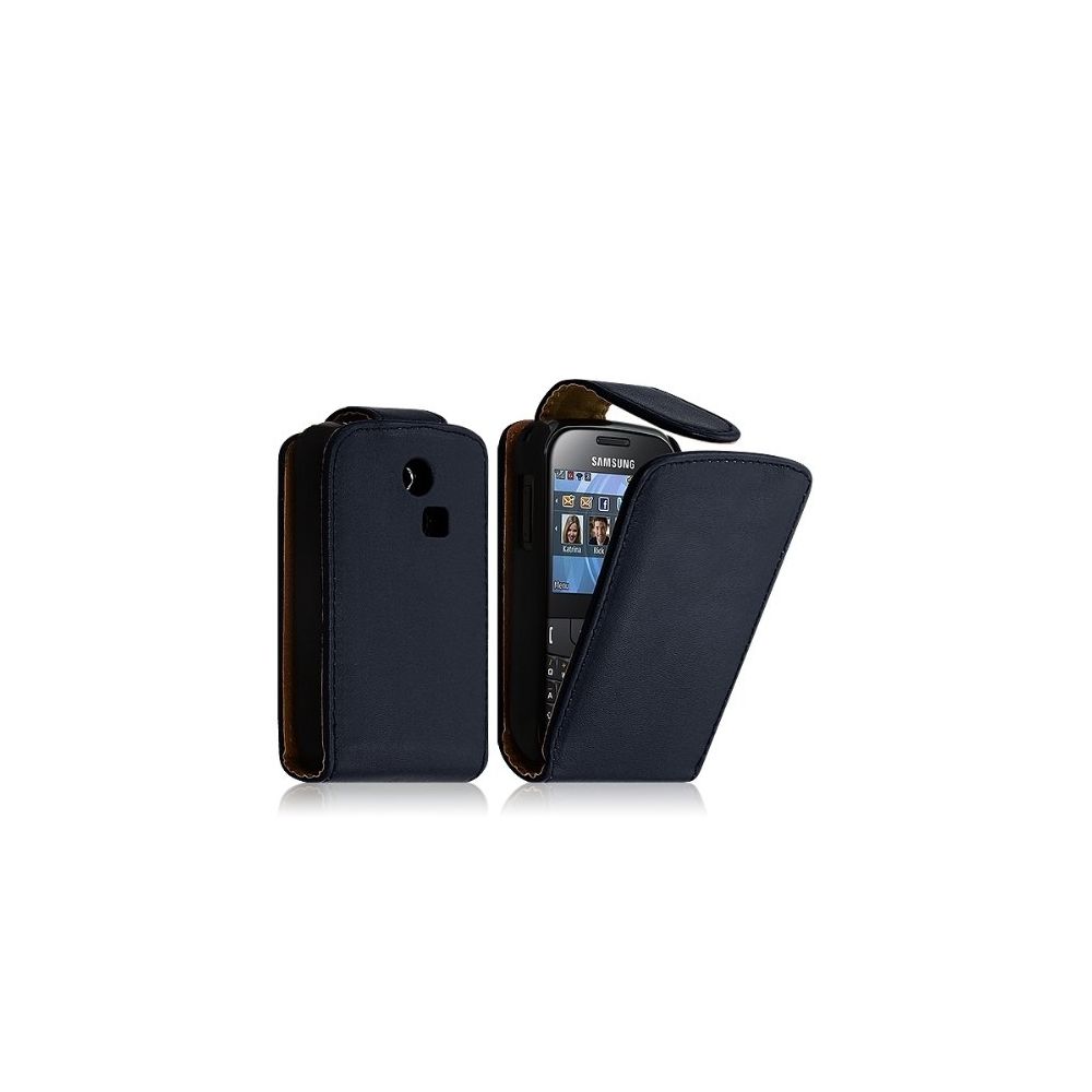 Karylax - Housse coque étui pour Samsung Chat 335 S3350 Couleur Bleu Foncé - Autres accessoires smartphone