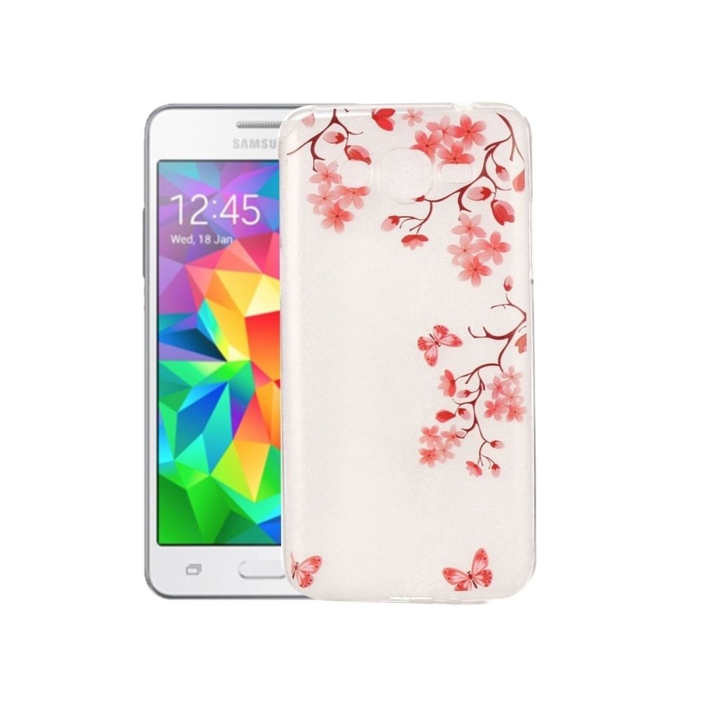 Wewoo - Coque pour Samsung Galaxy Grand Prime / G530 feuilles d'érable motif IMD Workmanship Soft TPU étui de protection - Coque, étui smartphone