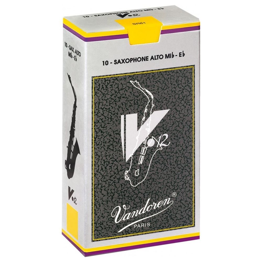 Vandoren - Boîte de 10 anches V12 saxophone alto Force 5 - Vandoren SR615 - Accessoires instruments à vent