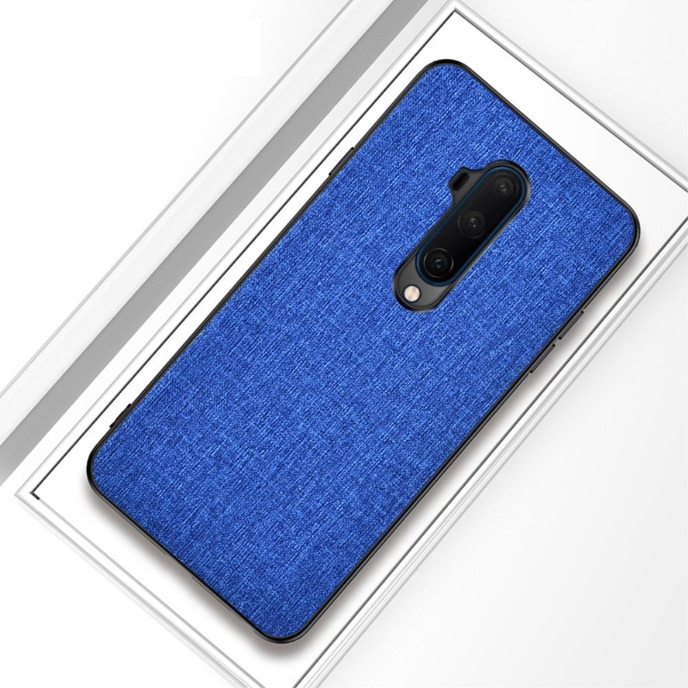 marque generique - Coque en TPU combo en tissu bleu foncé pour votre OnePlus 7T Pro - Coque, étui smartphone