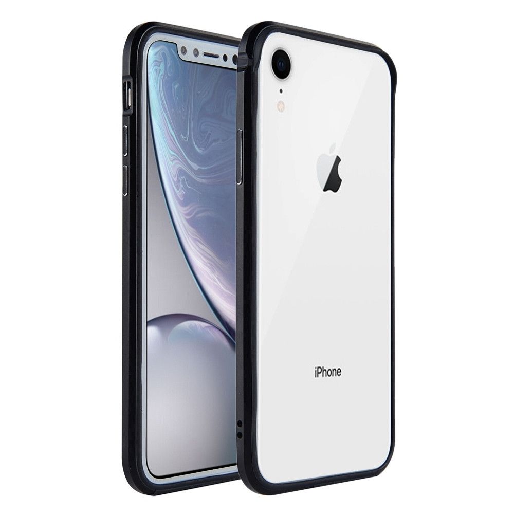 Wewoo - Coque Rigide en alliage d'aluminium TPU + antichoc pour iPhone XR Noir - Coque, étui smartphone