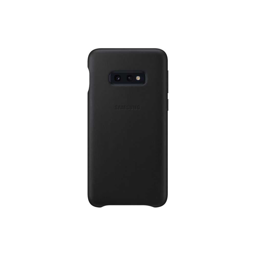 Samsung - Coque Cuir Galaxy S10e - Noir - Coque, étui smartphone