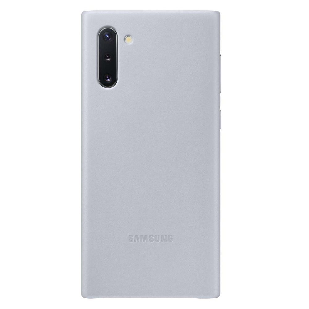 Samsung - Coque cuir Galaxy Note10 - Gris - Coque, étui smartphone
