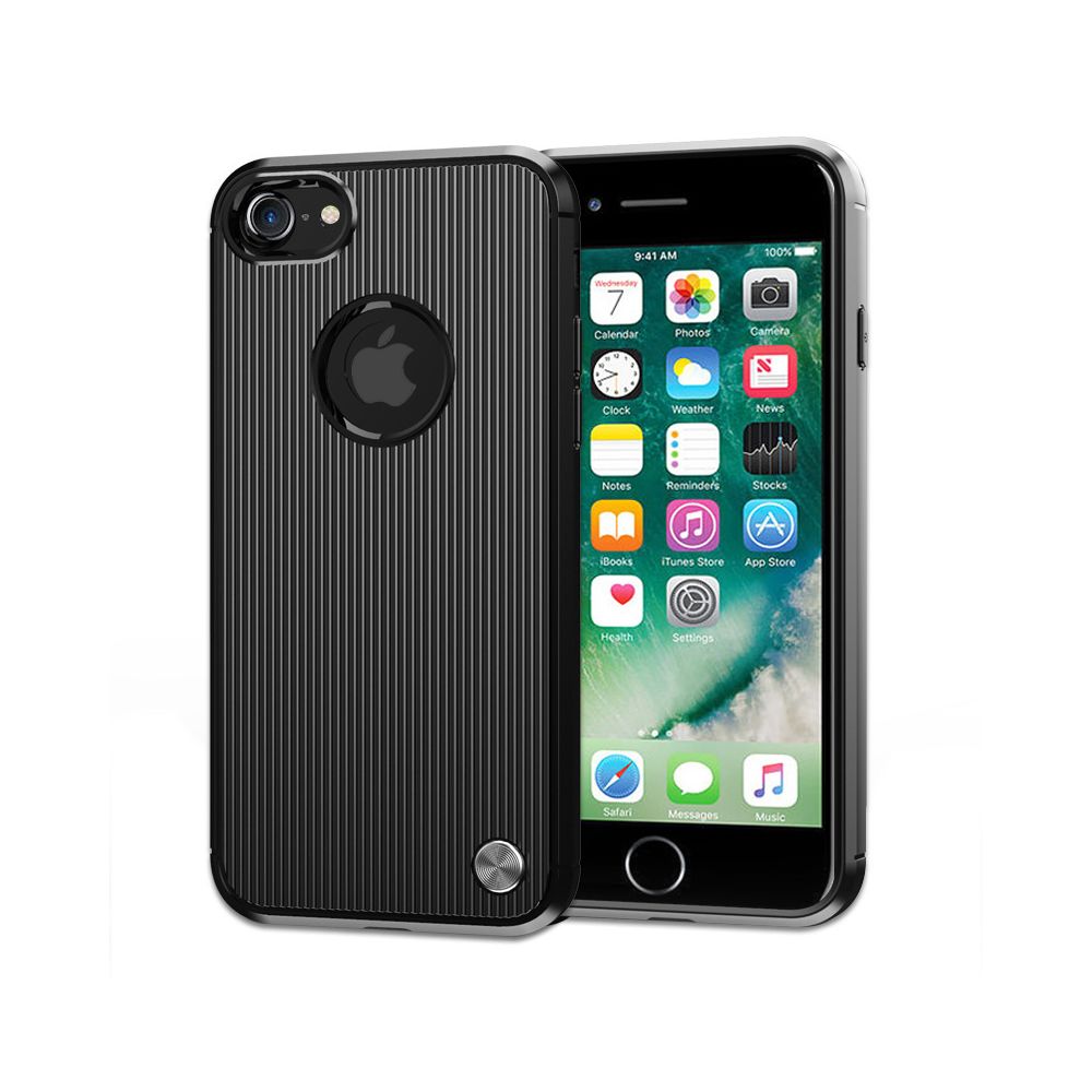 marque generique - Etui Coque de protection durable souple pour Apple iPhone 7 - Noir - Autres accessoires smartphone
