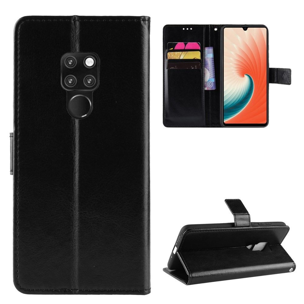 marque generique - Etui en PU avec support noir pour votre Huawei Mate 20 X - Autres accessoires smartphone