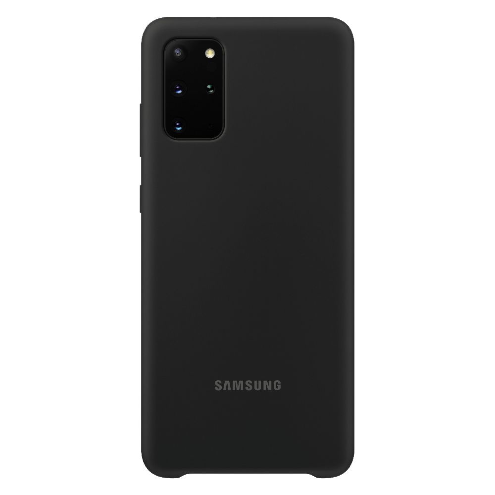 Samsung - Coque Silicone pour Galaxy S20+ Noir - Coque, étui smartphone