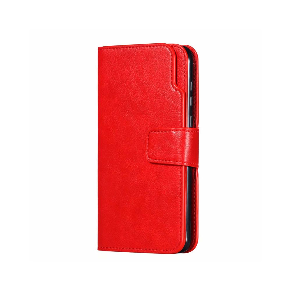 marque generique - Etui coque en cuir multi-poches pour Samsung Galaxy A40 - Rouge - Coque, étui smartphone
