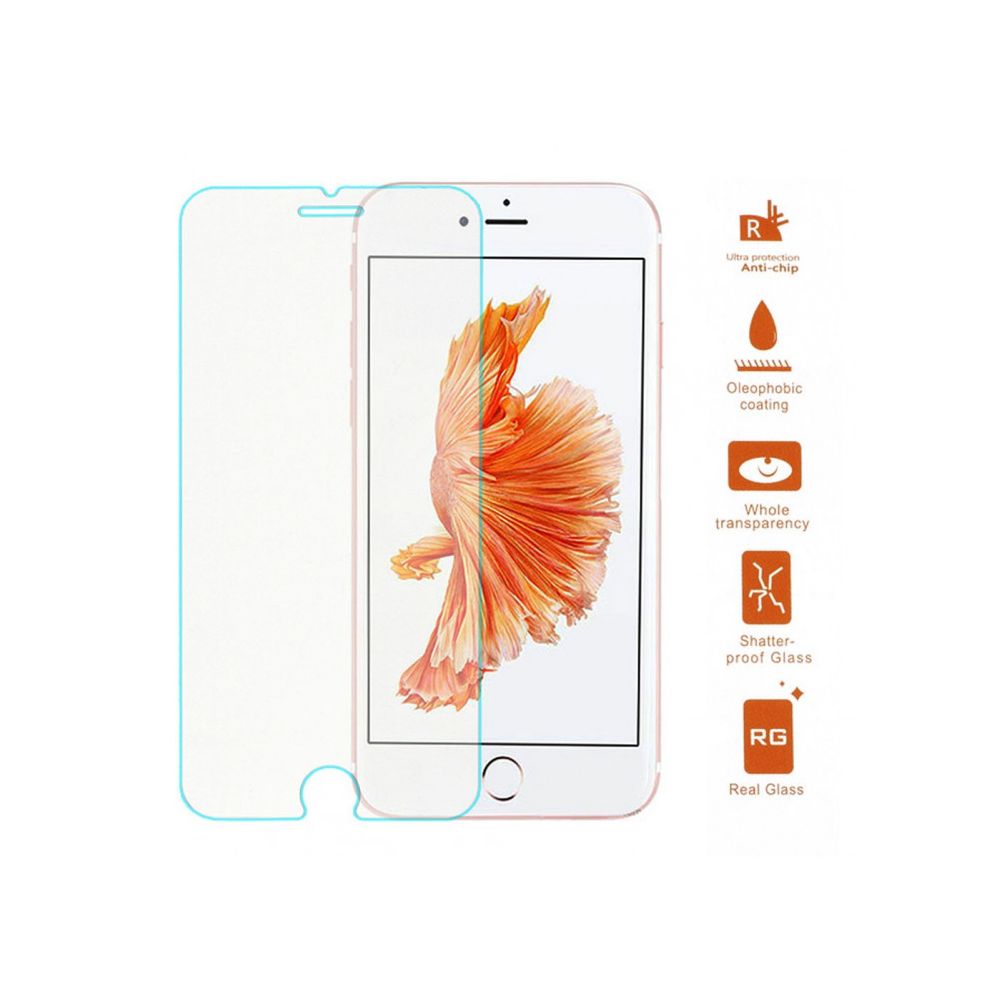 Amahousse - Vitre de protection d'écran iPhone 7 Plus verre trempé résistante - Protection écran smartphone