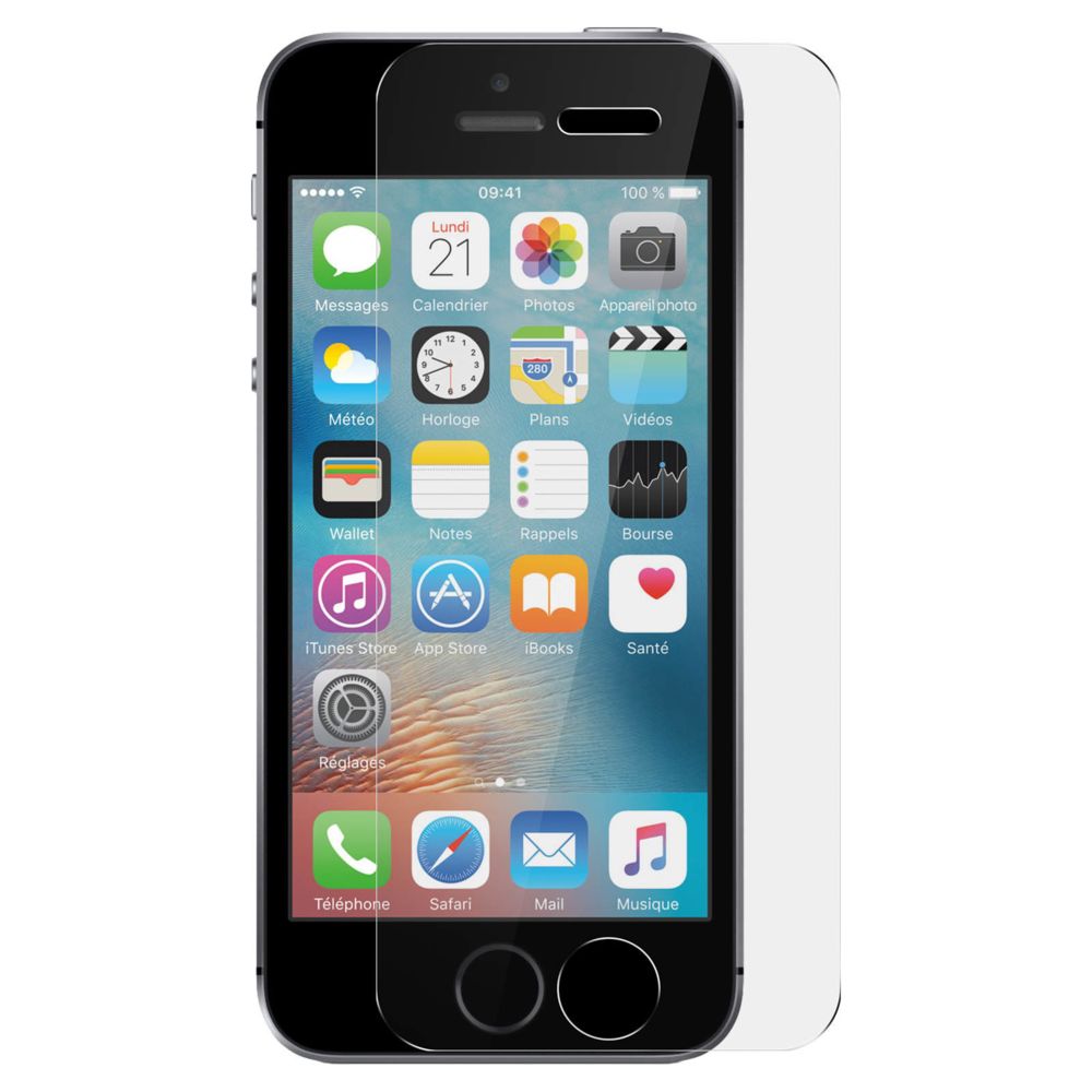 Akashi - Film iPhone 5, 5S, SE et 5C 2x Film Verre trempé Akashi Anti rayures chocs - Protection écran smartphone