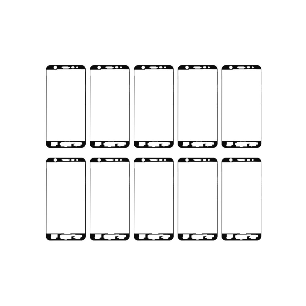 Wewoo - Pour l'adhésif avant de logement de Galaxy de Samsung Galaxy J7 Prime / G610 10 PCS pièce détachée - Autres accessoires smartphone