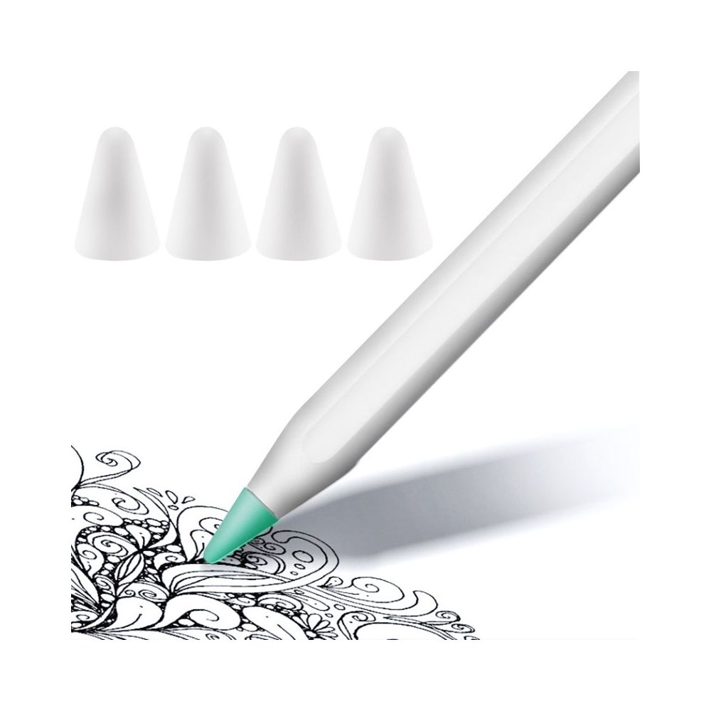 Wewoo - Cache-crayon anti-glisse pour 4 crayons Applenoir et blanc - Autres accessoires smartphone