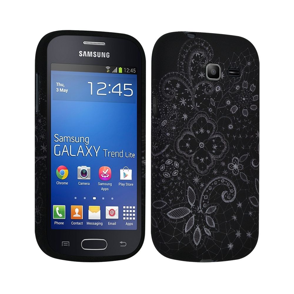 Karylax - Housse Etui Coque Semi Rigide avec Motif LM11 pour Samsung Galaxy Trend Lite S7390 + Film de Protection - Autres accessoires smartphone
