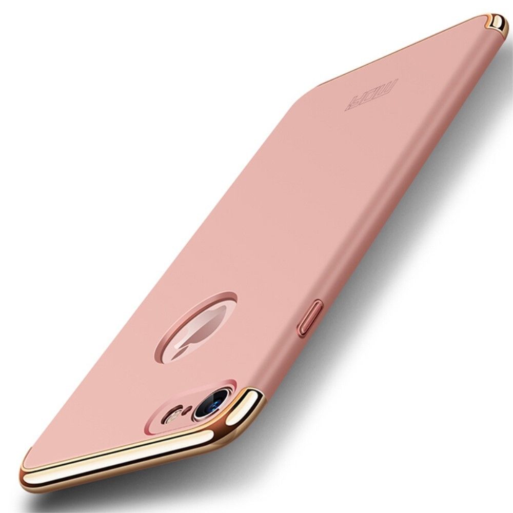 marque generique - Coque 3 en 1 detachable or rose plaqué pour Apple iPhone 7,iPhone 8 - Autres accessoires smartphone