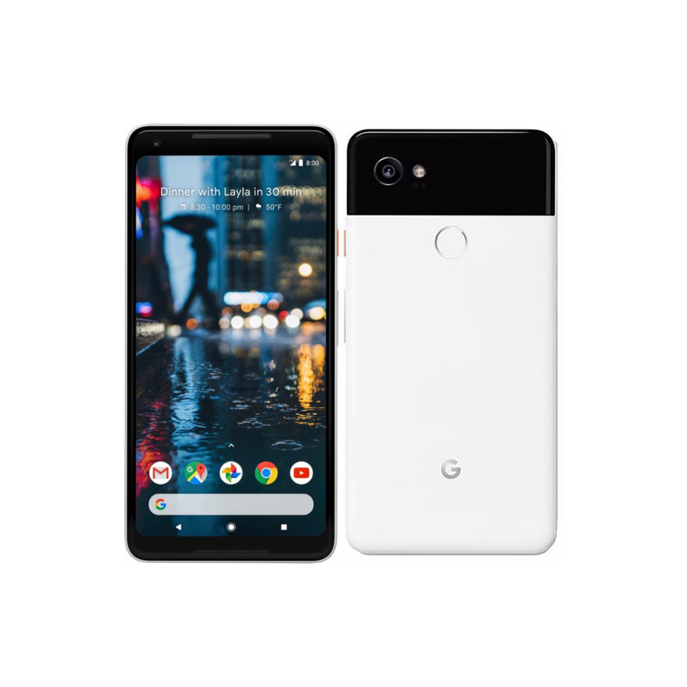 GOOGLE - Pixel 2 XL - 128 Go - Blanc et Noir - Smartphone Android