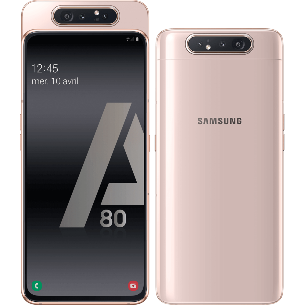Samsung - Galaxy A80 - 128 Go - Or Rose - Smartphone Android