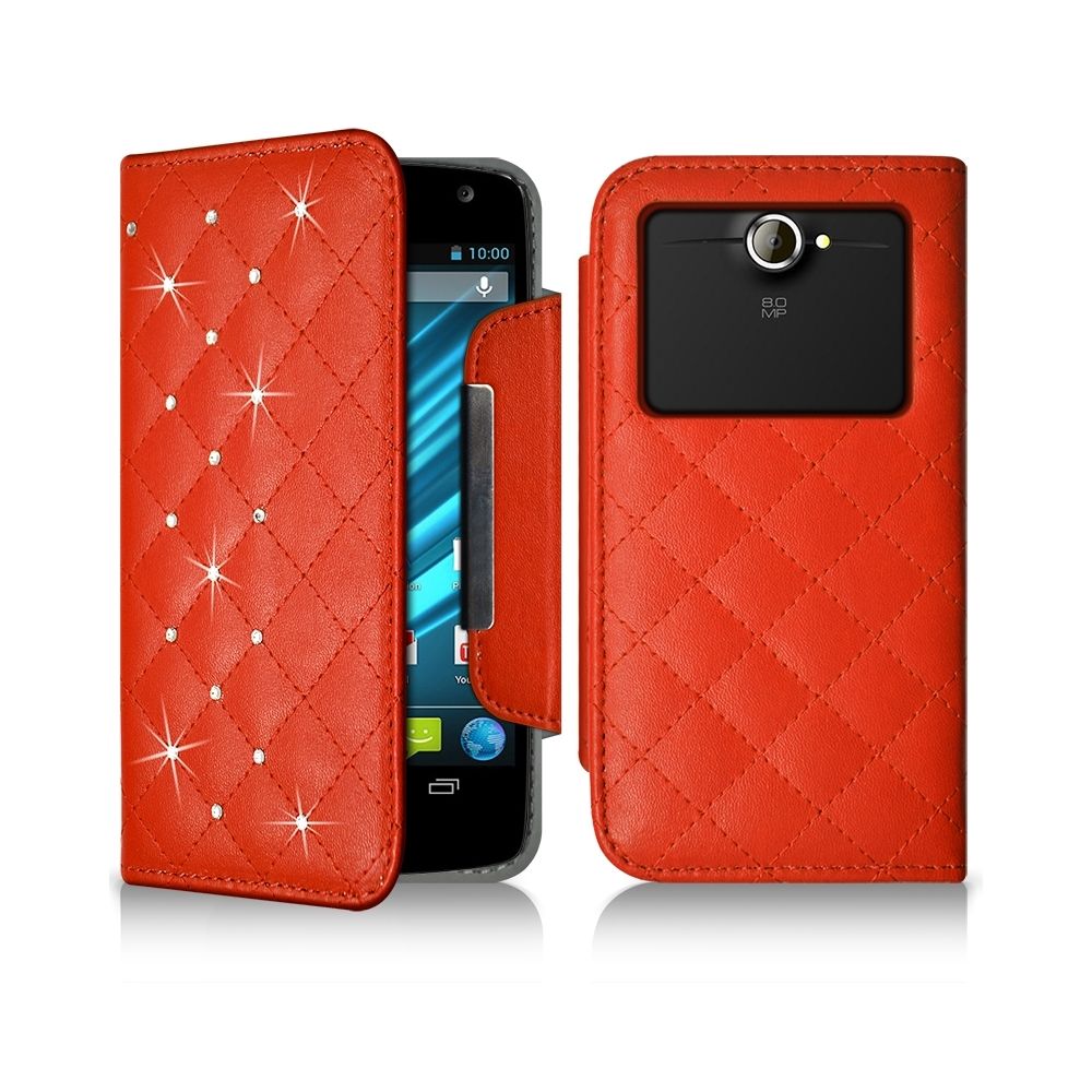 Karylax - Etui Universel L Style Diamant orange pour LeTv One - Autres accessoires smartphone
