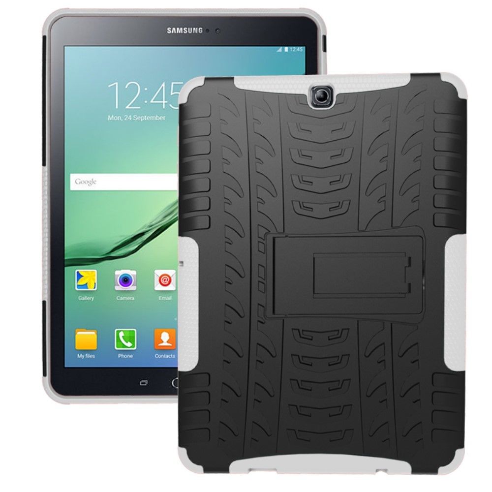marque generique - Coque en TPU hybride cool pneu blanc pour votre Samsung Galaxy Tab S2 9.7 - Autres accessoires smartphone