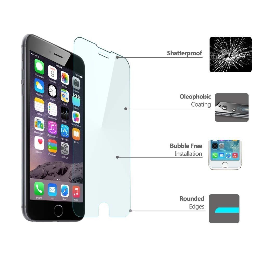 Cabling - CABLING iPhone 6s Plus/6 Plus Protection écran en Verre Trempé , Film Protection d'écran en Verre Trempé pour iPhone 6s Plus/6 Plus 5.5 Pouces - Protection écran smartphone