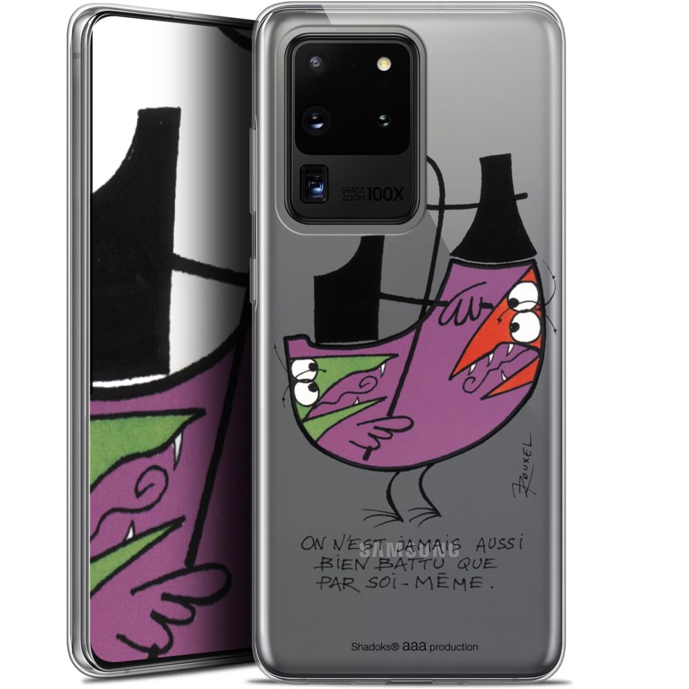 Caseink - Coque Pour Samsung Galaxy S20 Ultra (6.9 ) [Gel HD Collection Les Shadoks ? Design Soi-Même - Souple - Ultra Fin - Imprimé en France] - Coque, étui smartphone