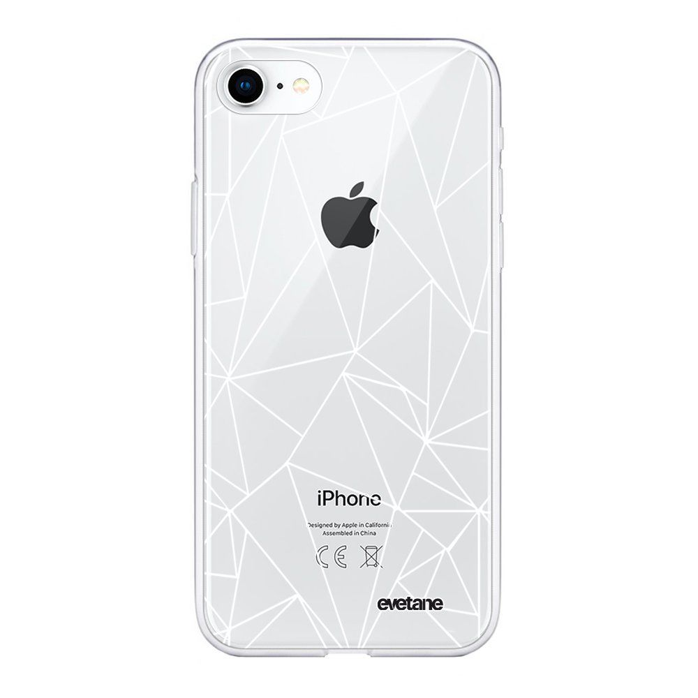 Evetane - Coque iPhone 7/8/ iPhone SE 2020 360 intégrale transparente Outline Ecriture Tendance Design Evetane. - Coque, étui smartphone