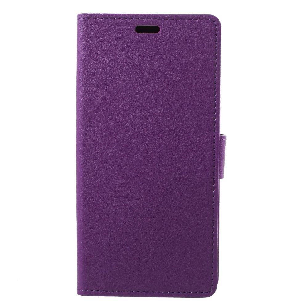 marque generique - Etui en PU couleur violet pour votre Samsung Galaxy A6 Plus (2018) - Autres accessoires smartphone