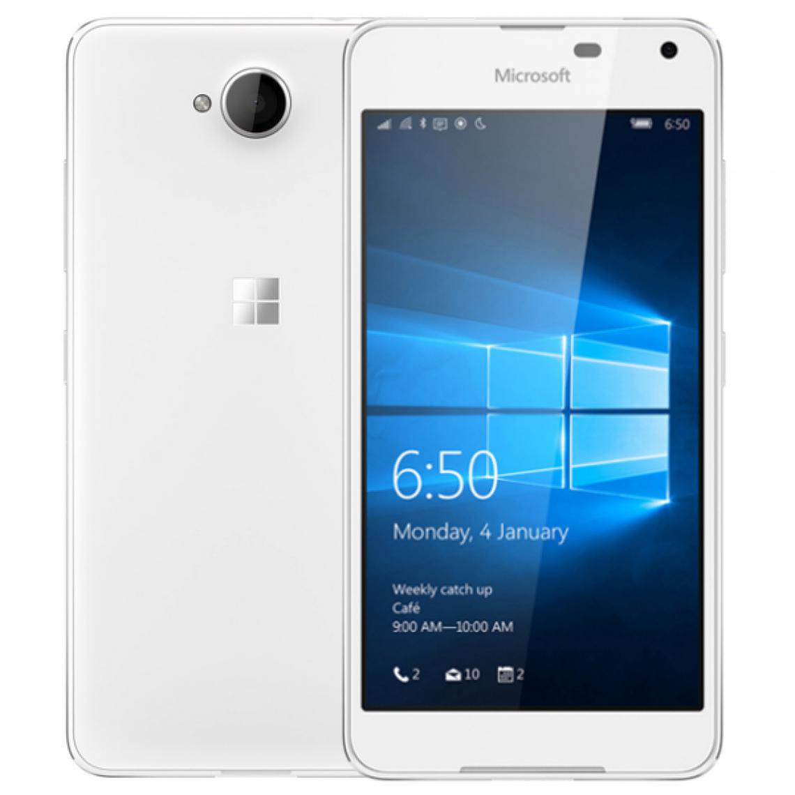 Microsoft - Microsoft Lumia 650 LTE blanc débloqué - Smartphone Android