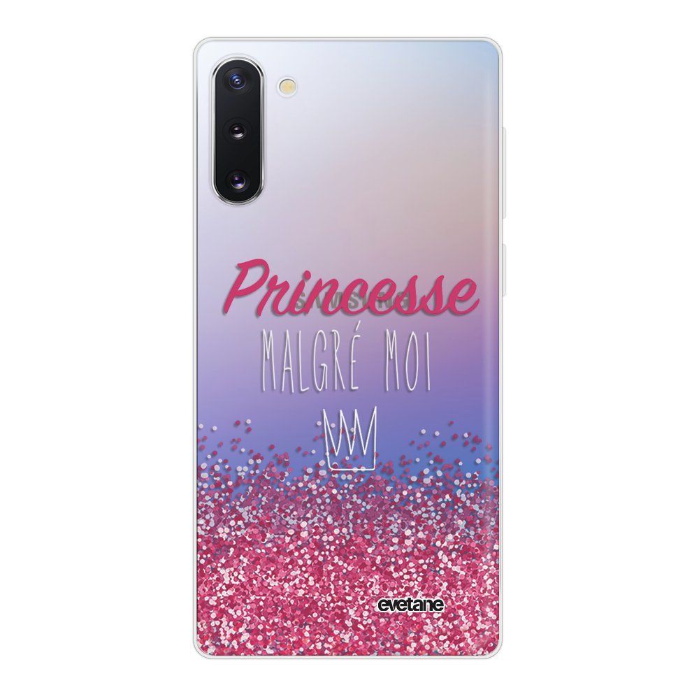 Evetane - Coque Samsung Galaxy Note 10 360 intégrale transparente Princesse Malgré Moi Ecriture Tendance Design Evetane. - Coque, étui smartphone
