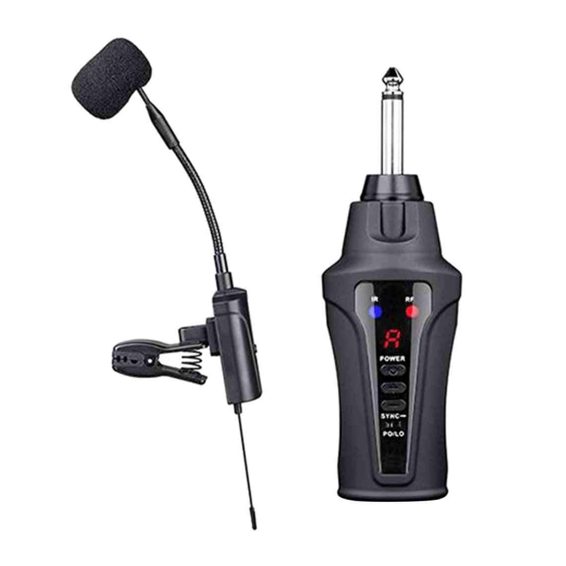 marque generique - Pro Sax Microphone Cardioid Pickup 6.35mm Récepteur Saxophone Mic Stage - Micros instrument